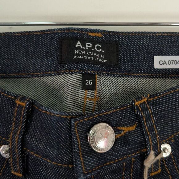 NEW A.P.C. New Cure H Jeans in Indigo Wash - Picture 7 of 10